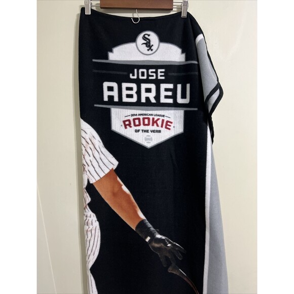 The CHICAGO WHITE SOX Baseball Jose Abreu NEW Fleece Blanket - Picture 4 of 7